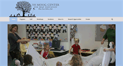 Desktop Screenshot of moogcenter.org