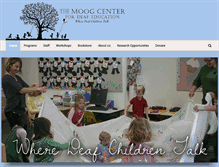 Tablet Screenshot of moogcenter.org